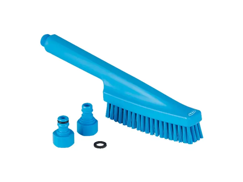Vikan 70573 handborstel met watertoevoer hard 330 mm blauw